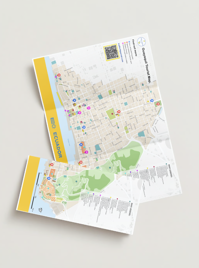 Tourist Map of Guayaquil attractions