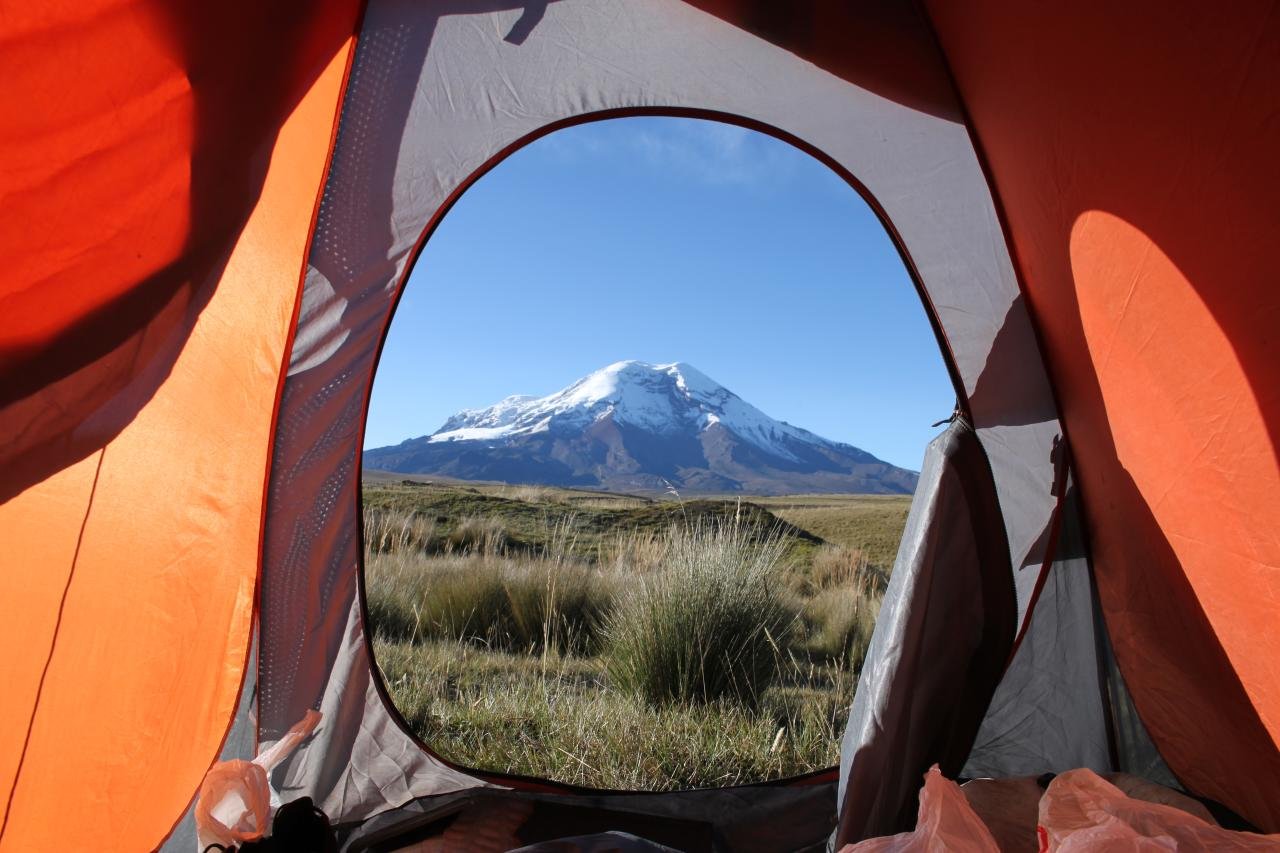 Tres lugares mágicos para acampar en Ecuador.